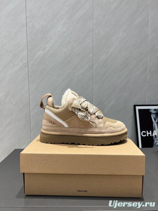 UGG Platform Loafers Series Round Toe Chunky Sole Casual Shoes - MJ00270