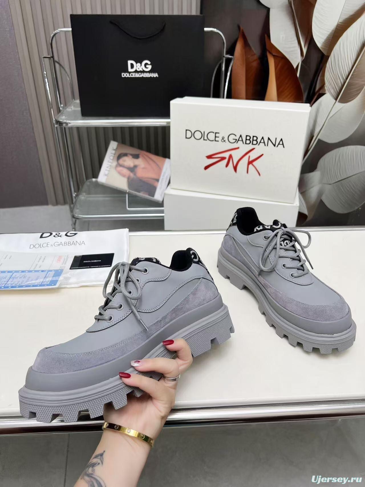 D&G Chunky Derby Casual Platform Shoes - AS00340