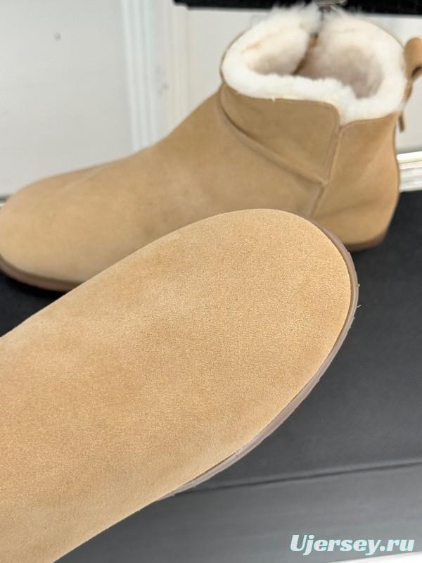 ALAIA Minimalist Side Zipper Retro Snow Boots - KFY00320