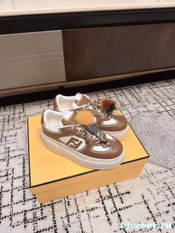 Fendi Match Series Platform Sneakers - KFY00320