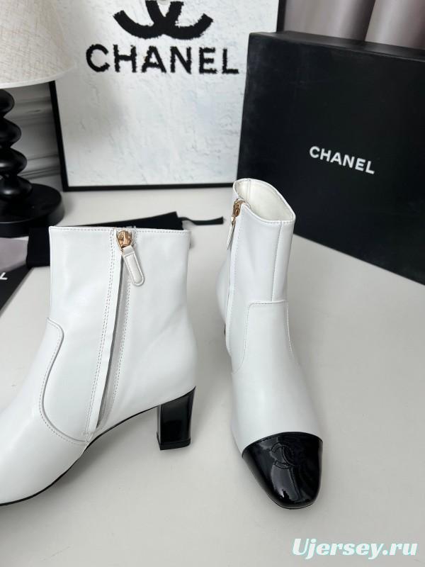 Chanel 2025/SS Double C Heel Fashion Boots - LY00370/LY00400