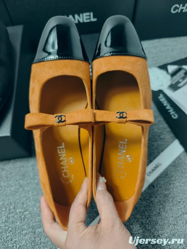 Chanel Classic Slingback Bow Flats - LY00290