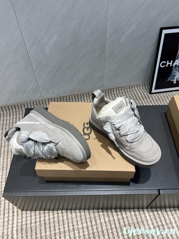 UGG Platform Casual Shoes with Round Toe and Thick Sole - MJ00270