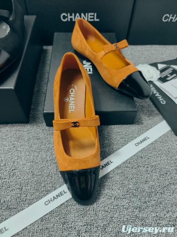 Chanel Classic Slingback Bow Flats - LY00290