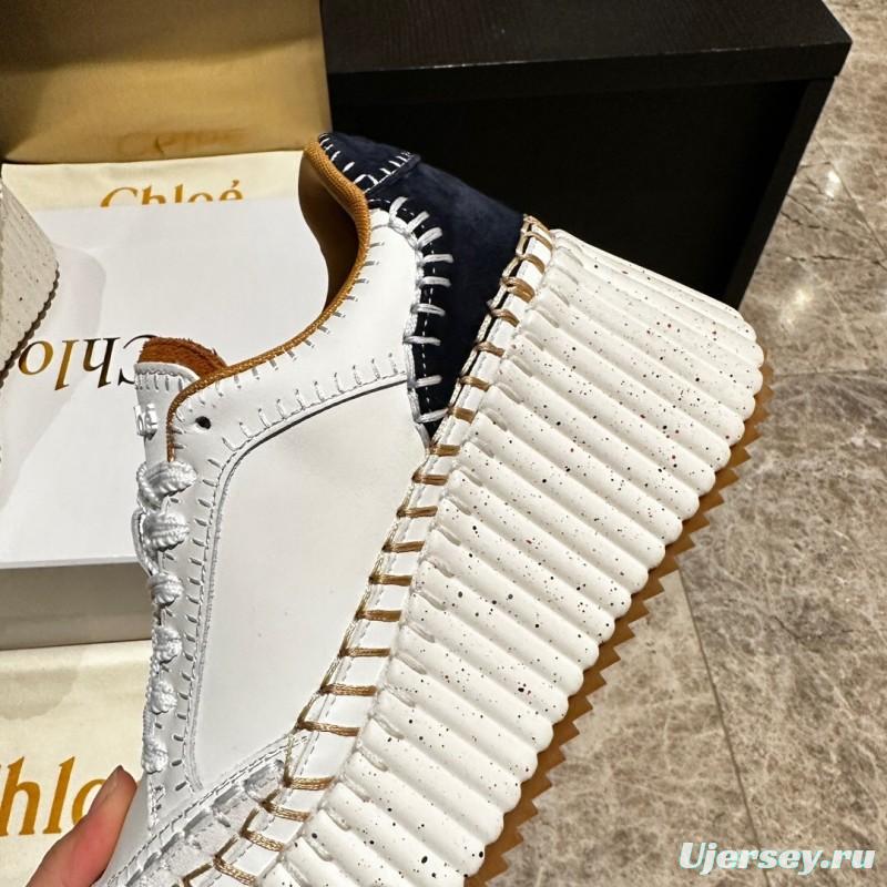 Chloe Spring Summer 2025 Hand-Stitched Mark Line Casual Shoes - LY00350