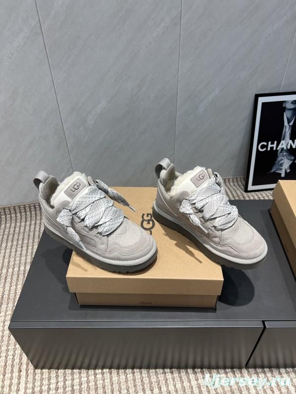 UGG Platform Casual Shoes with Round Toe and Thick Sole - MJ00270