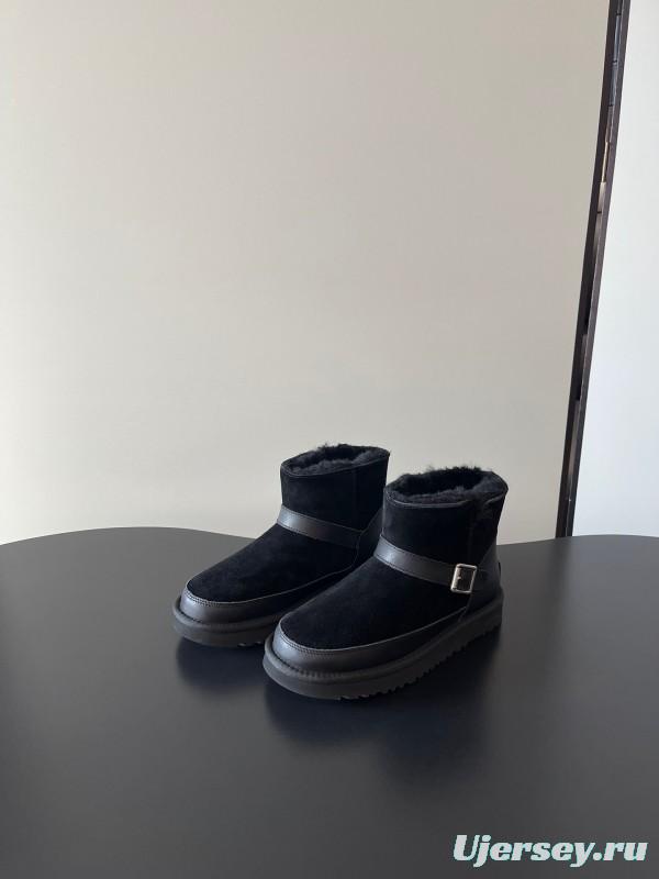 UGG 4512 Classic Buckle Flat Ultra Wool Anti-Slip Snow Boots - AS00290