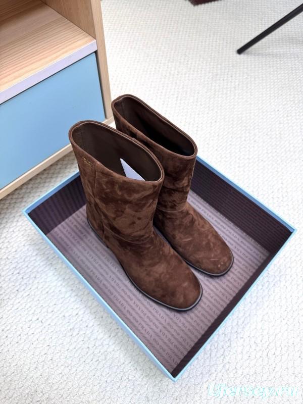 Prada 2025/SS Mid Boots - LY0370
