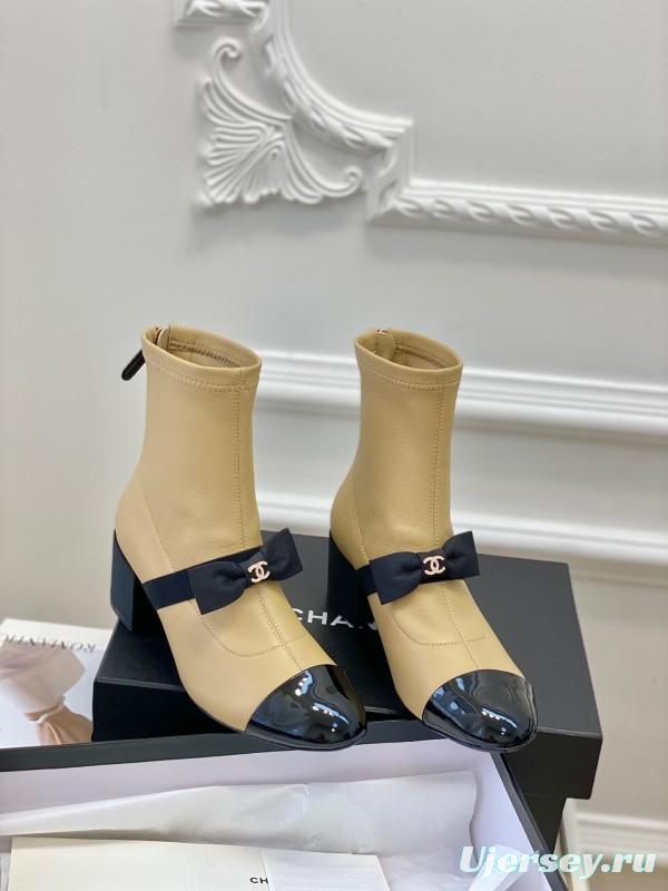 Chanel 2025/SS Bow Mary Jane Ankle Boots - LY00320