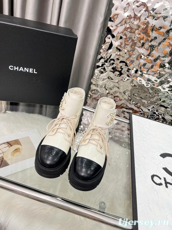 Chanel 2025/SS Autumn Winter New Boots with Double C Leather Buckle - LY00340