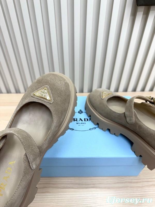 Prada 2025 SS Platform Mary Jane Shoes - LY00300
