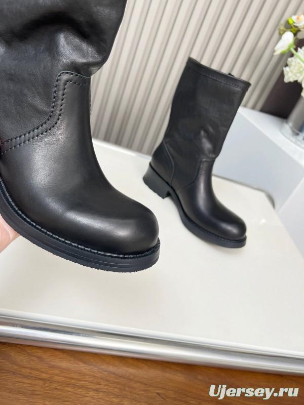 Prada 2025 SS Retro Martin Boots Riding Boots - LY00350