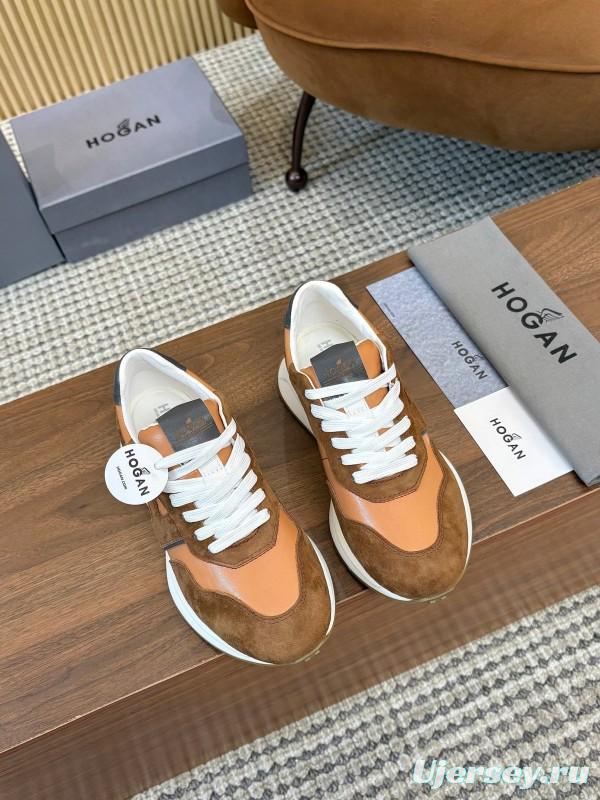 Hogan H-STRIPES Series Couple Thick Sole Dad Shoes Airship Shoes Casual Sports Shoes - AS00350