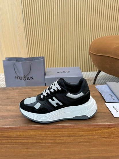 Hogan H-STRIPES Series Couple Thick Sole Dad Shoes Casual Sneakers - LY00370/LY00380