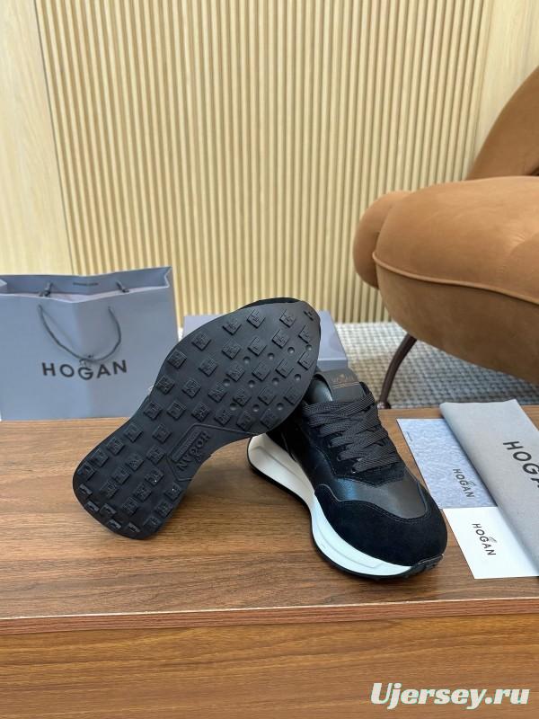 Hogan H-STRIPES Series Couple Thick Sole Dad Shoes Airship Sneakers - AS00350