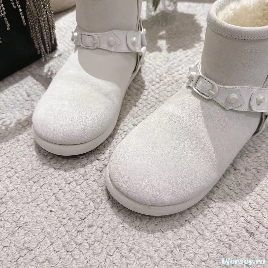 Balenciaga F022 Winter Wool Ankle Boots Snow Boots - F022