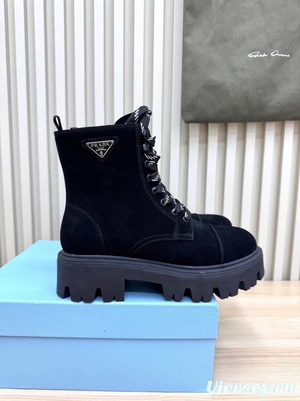 Prada 2025 SS Platform Martin Boots - LY0350