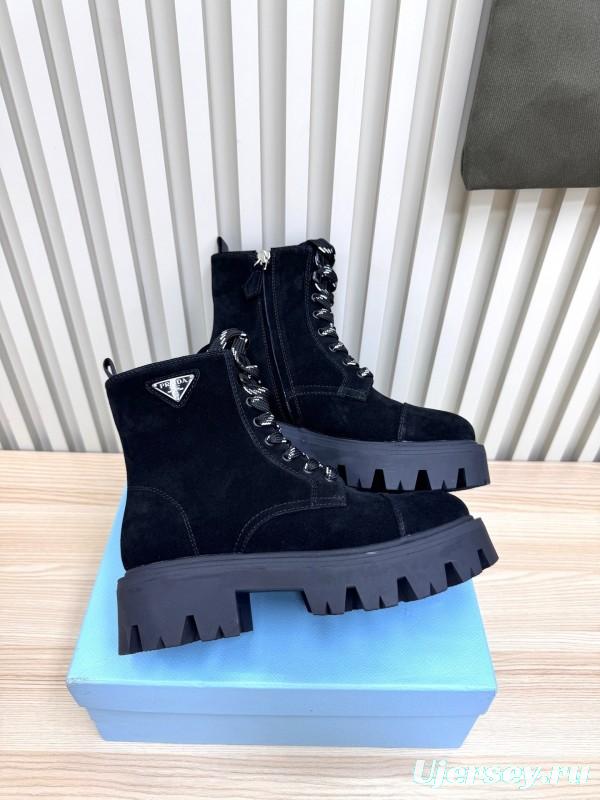 Prada 2025 SS Platform Martin Boots - LY0350