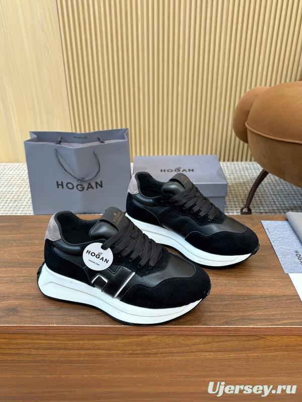 Hogan H-STRIPES Series Couple Thick Sole Dad Shoes Airship Sneakers - AS00350