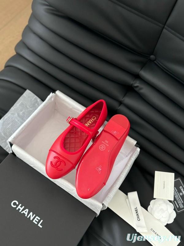Chanel SS 2025 Runway Mary Jane Flats - LY00