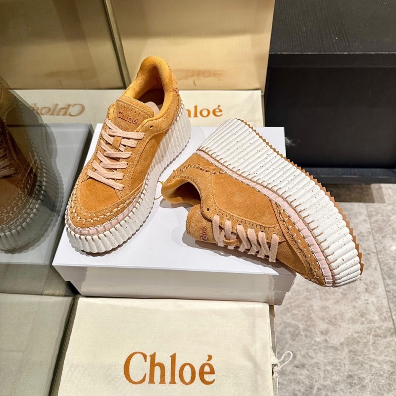 Chloe 2025/SS Hand-Stitched Casual Shoes - LY00350
