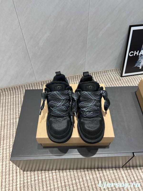 UGG Platform Casual Shoes with Round Toe and Thick Sole - MJ00270