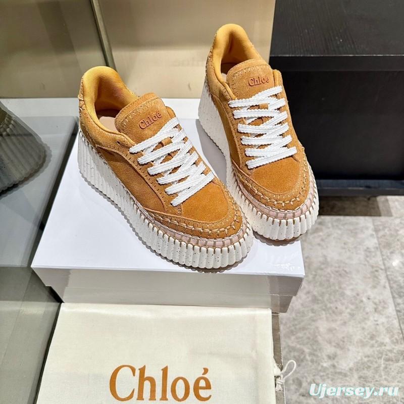 Chloe 2025/SS Hand-Stitched Casual Shoes - LY00350