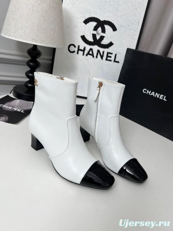 Chanel 2025/SS Double C Heel Fashion Boots - LY00370/LY00400