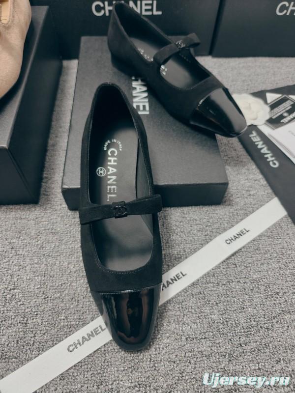 Chanel Classic Slingback Bow Flats - LY00290