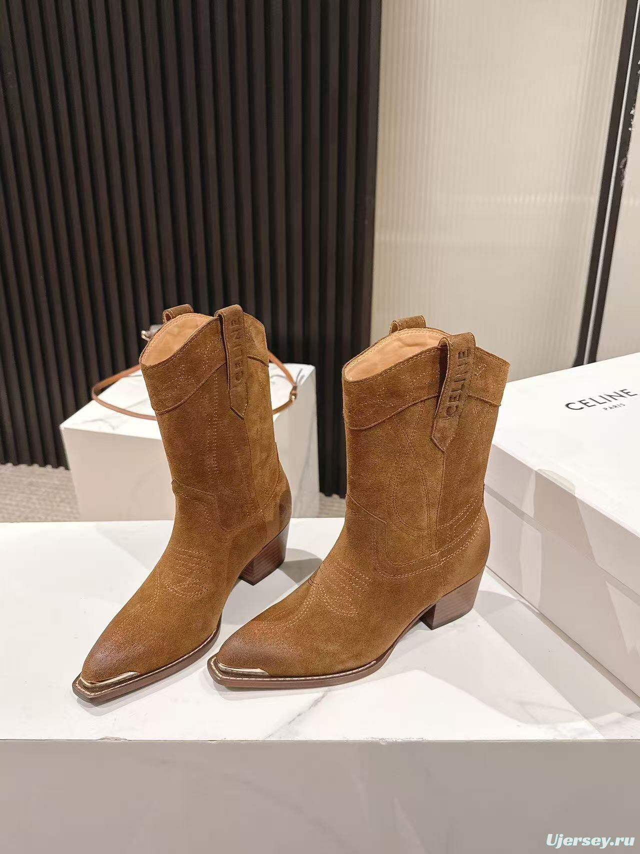 CELINE Fashion Boots 2025 SS Collection with Arch of Triumph Logo - LY00440