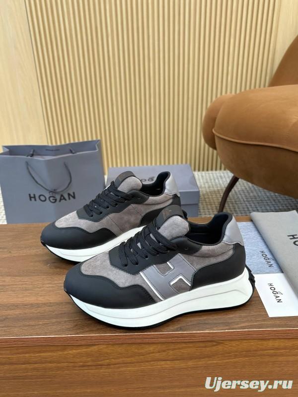 Hogan H-STRIPES Series Couple High Platform Chunky Dad Sneakers - AS00350