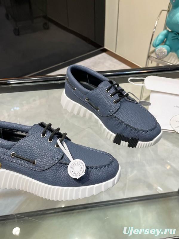 Hermès Classic Casual Sports Shoes with Exaggerated H Logo and Vibrant Colors - LY00300