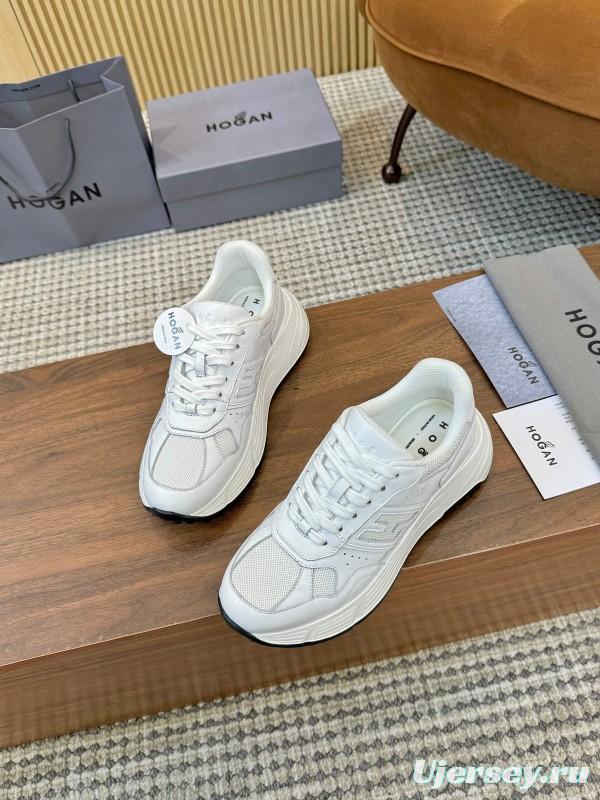 Hogan H-STRIPES Series Couple Thick Sole Dad Shoes Leisure Sneakers - LY00370/LY00380