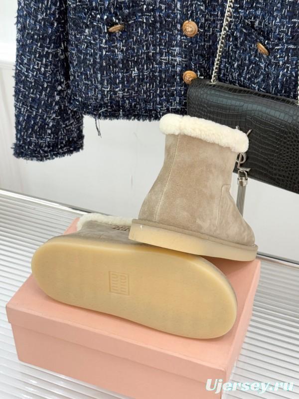 Miu Miu Retro Shearling Platform Snow Boots - KFY00300