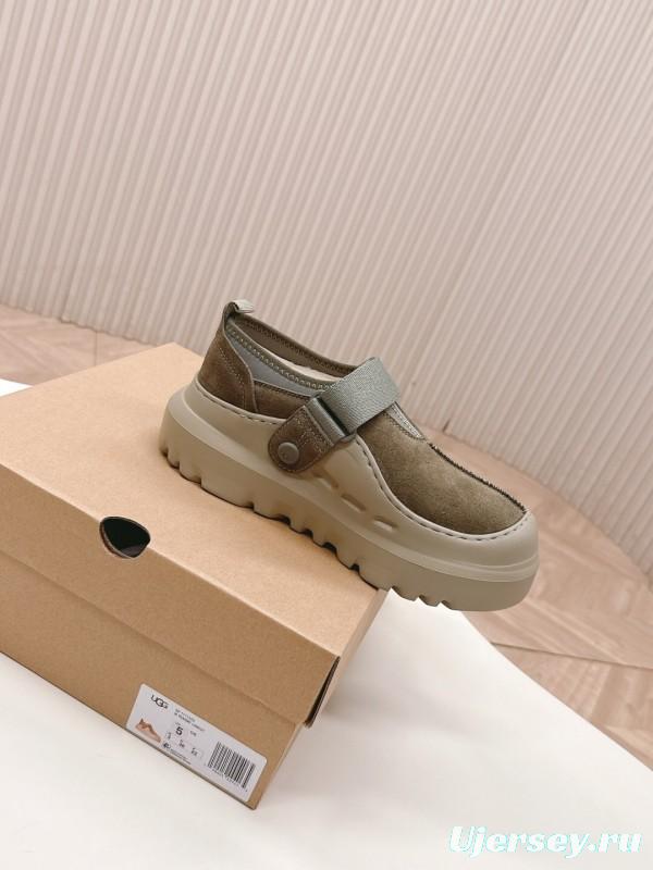 UGG 2025 SS New Wool Shoes with Lightweight EVA Sole and Water-Resistant Suede - KFY00260