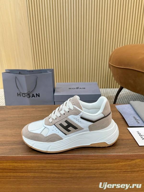 Hogan H-STRIPES Series Couple High Platform Chunky Dad Shoes Casual Sneakers - LY00370/LY00380