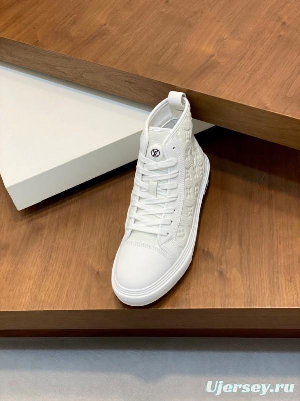 Adidas Originals Casual Sports Boots with High-End Leather Construction - KFY00460