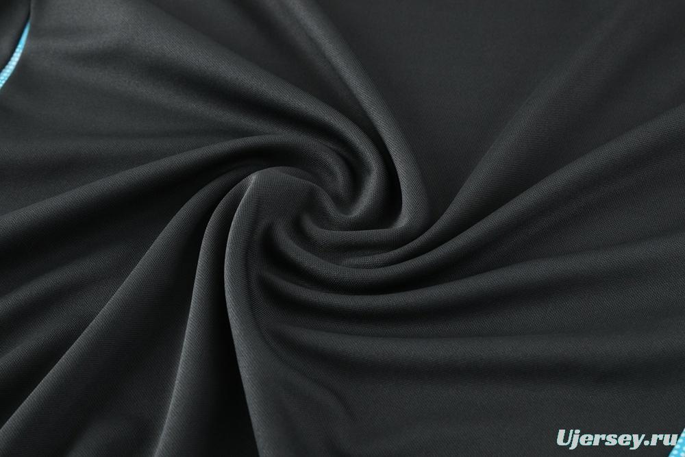 2025 Argentina Dark Gray Short Sleeve+Soccer Shorts