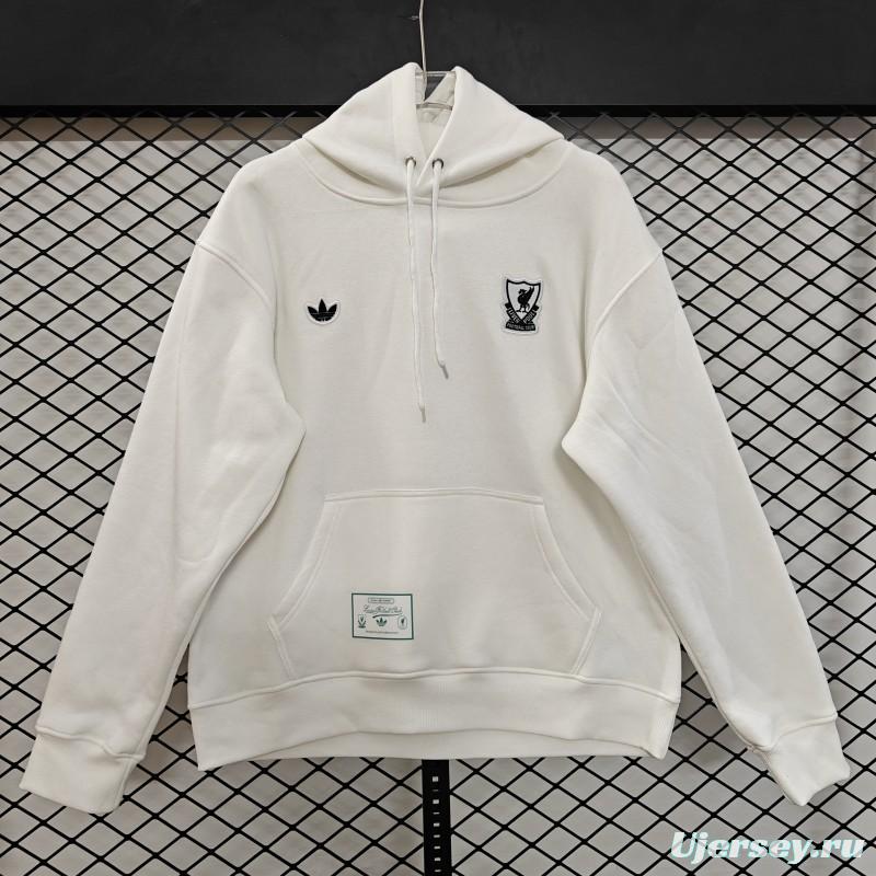 25/26 Liverpool Embroidered LogoHoodie 7 Colors