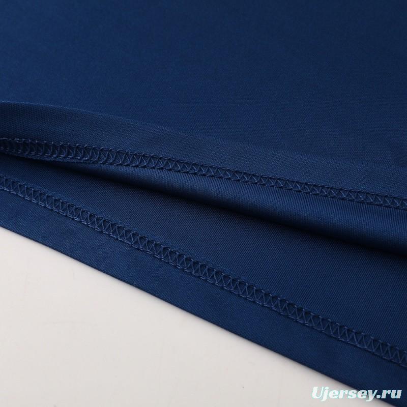 2025 Portugal Royal Blue Short Sleeve+Soccer Shorts