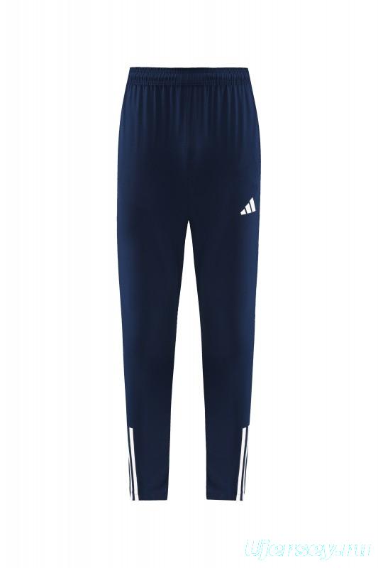 2025 Adidas Royal Blue Half Zipper Jacket+Long Pants S-2XL