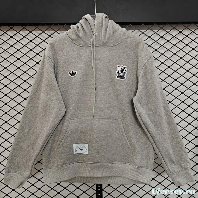 25/26 Liverpool Embroidered LogoHoodie 7 Colors