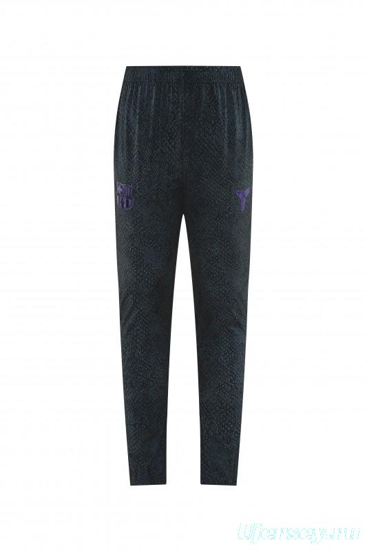 25/26 Barcelona Black S-3XL Half Zipper Jacket+Long Pants