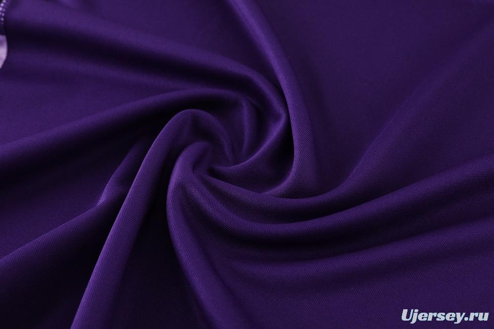 2025 Germany Purple Short Sleeve+Soccer Shorts