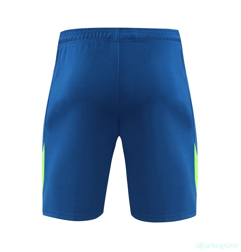 2025 Brazil Lake Green Short Sleeve+Soccer Shorts