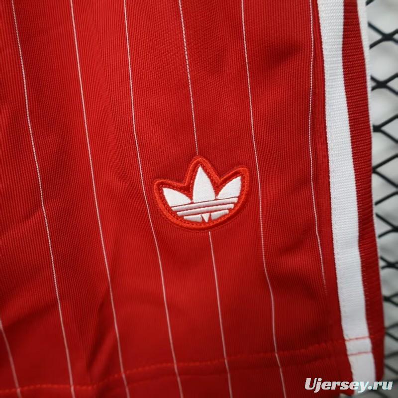 Player Version 25/26 Manchester United Red Adidas Original Shorts