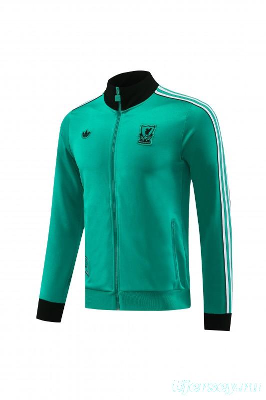 25/26 Liverpool Green Full Zipper Jacket +Long Pants
