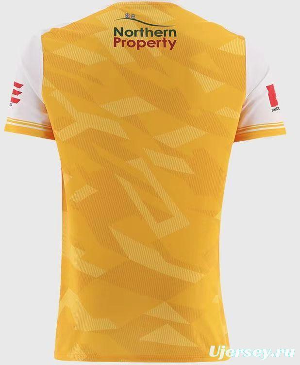2026 Antrim GAA Yellow with White Sleeves Jersey