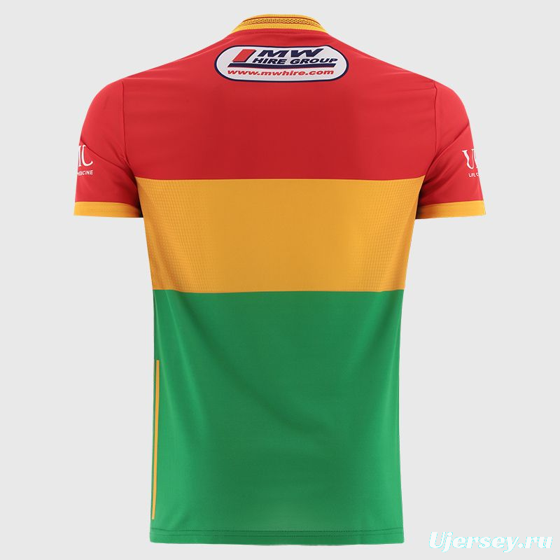 25/26 Carlow GAA Red, Gold and Green Tri-Color Jersey