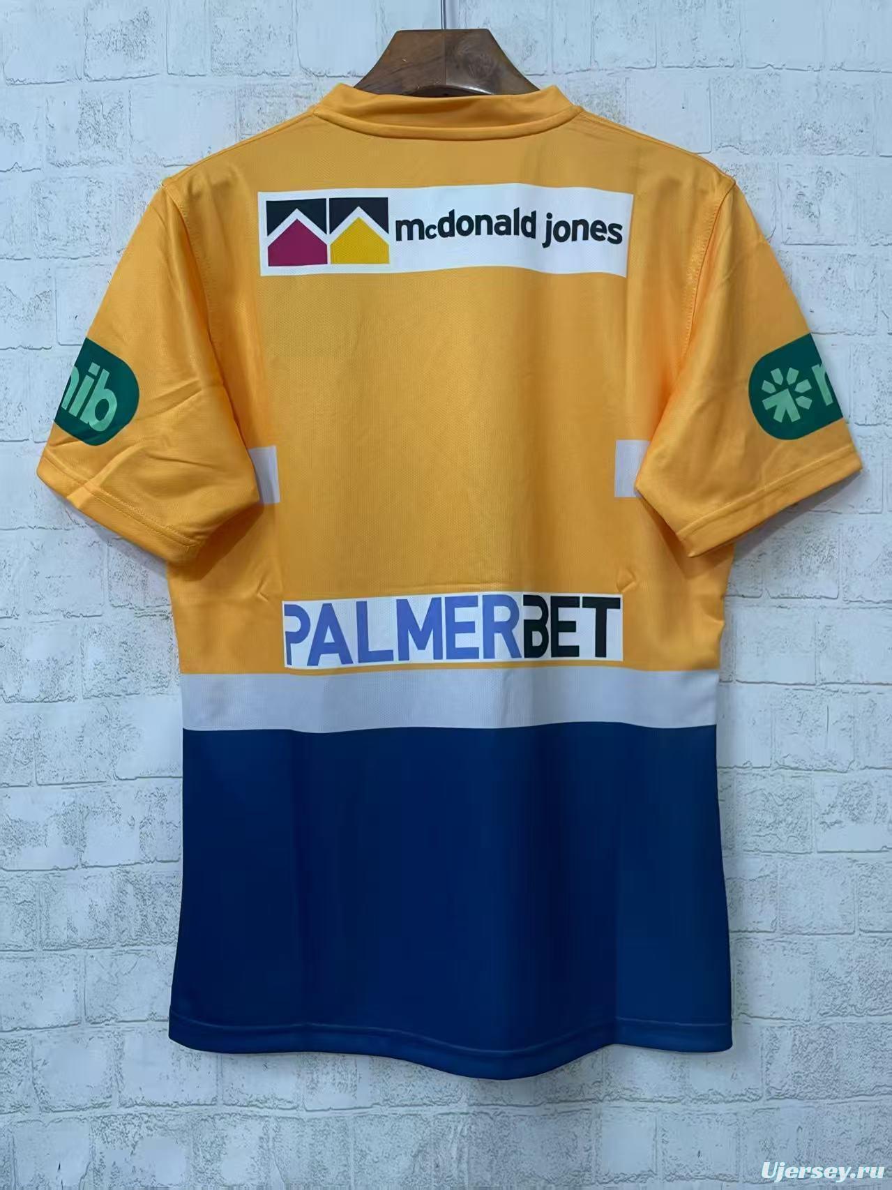 25/26 Newcastle Knights Gold with Navy Stripe Jersey